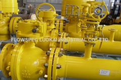 ANSI-Trunnion-Mounted-Ball-Valves-on-Gas-Site