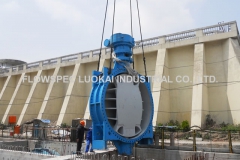 DN3200 Large Sized Flanged Butterfly Valve
