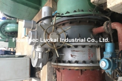 Large Electric Butterfly Valve in Hydropower Station