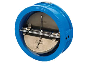 wafer type dual plate check valve