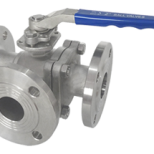 3 way ball valve ANSI flanged type