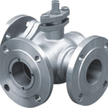 3 Way Ball Valve JIS Flanged Type