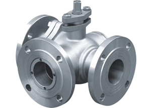 3 Way Ball Valve JIS Flanged Type