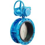 flanged butterfly valve rubber lined