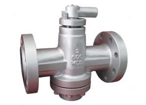 Inverted pressure balance lubricated plug valve