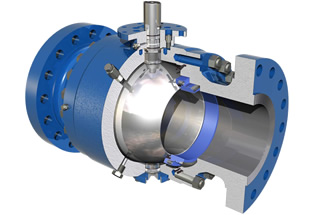 ANSI Trunnion Mounted Ball Valve