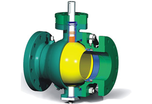 ANSI Trunnion Mounted Ball Valve