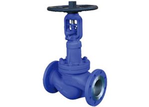 DIN Bellows Globe Valve Extended Bonnet