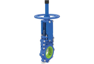 PZ673PU Polyurethane Lined Knife Gate Valve