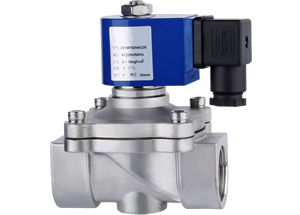 ZS 2 way large size solenoid valve stainless steel