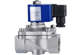 ZS 2 Way Large Size Solenoid Valve Stainless Steel