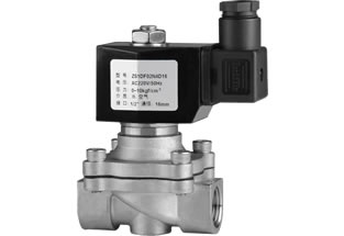 ZS 2 Way Large Size Solenoid Valve Stainless Steel
