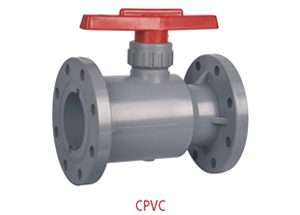 CPVC Plastic flanged Ball Valve