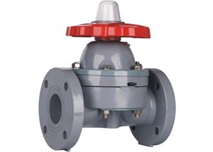 CPVC Flanged Type Diaphragm Valve