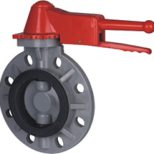 CPVC Plastic Wafer Type Butterfly Valve