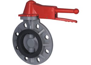 CPVC Plastic Wafer Type Butterfly Valve