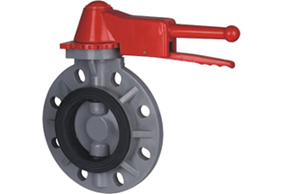 CPVC Plastic Wafer Type Butterfly Valve