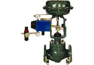 Pneumatic Cage Guided Globe Control Valve