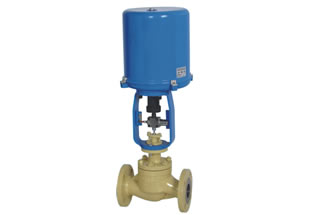 Electric Cage Type Globe Control Valve