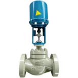 Electric Cage Type Globe Control Valve