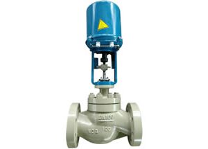 Electric Cage Type Globe Control Valve