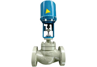 Electric Cage Type Globe Control Valve