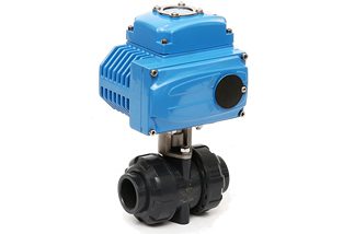 Electric Plastic Socket Ball Valve