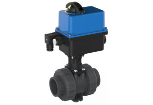 Electric Plastic Socket Ball Valve