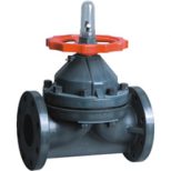 FRPP Plastic Flanged Diaphragm Valve