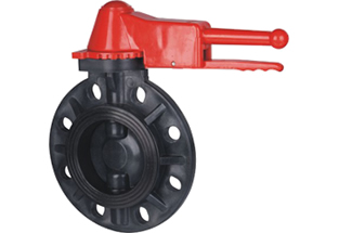 PVDF Plastic Wafer Type Butterfly Valve