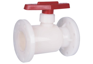 PVDF Plastic Flanged Ball Valve