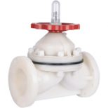 PVDF Plastic Flanged Diaphragm Valve