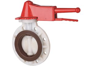 PVDF Plastic Wafer Type Butterfly Valve