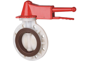 PVDF Plastic Wafer Type Butterfly Valve