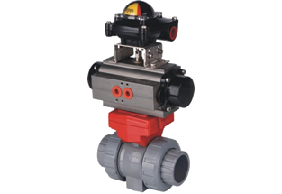 Pneumatic Plastic Socket Ball Valve