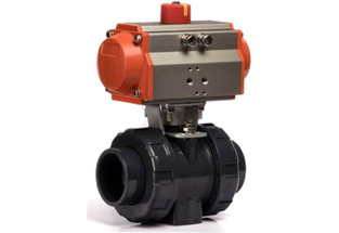 Pneumatic Plastic Socket Ball Valve