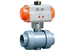 Pneumatic Plastic Socket Ball Valve