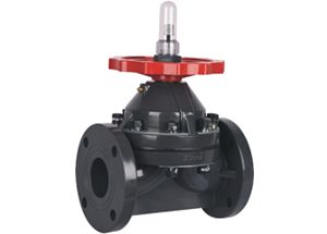 UPVC Plastic Flanged Diaphragm Valve