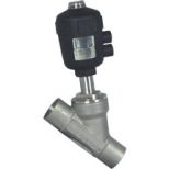 Pneumatic Angle Seat Valve Welded Ends