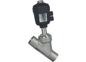 Pneumatic Angle Seat Valve Welded Ends