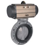 Pneumatic Plastic Wafer Butterfly Valve