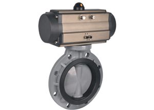 Pneumatic Plastic Wafer Butterfly Valve