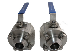 3PC Duplex Stainless Steel Ball Valve