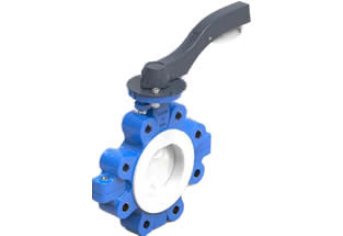 Lug Butterfly Valve PTFE Lined