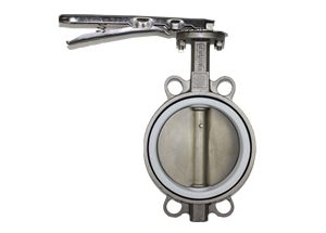 Universal Wafer Butterfly Valve PTFE Lined