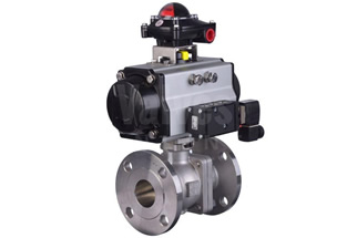 Flanged Ball Valve Pneumatic Actuator