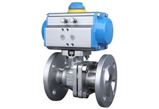 Flanged Ball Valve Pneumatic Actuator