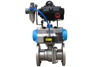 Flanged Ball Valve Pneumatic Actuator