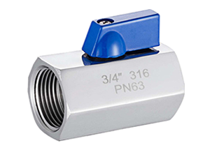 1pc mini ball valve threaded ends