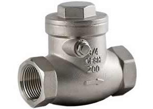 Swing Check Valve Threaded Ends Type